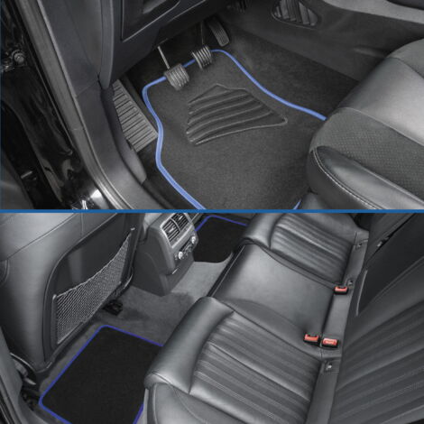 Tapis Matrix bleu