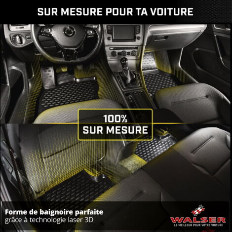 WALSER deflector de viento compatible con Audi A4 B8 08/2007-06/2016, A4 B8 Avant 11/2007-06/2017 WALSER deflector de viento compatible con Audi A4 B8 08/2007-06/2016, A4 B8 Avant 11/2007-06/2017