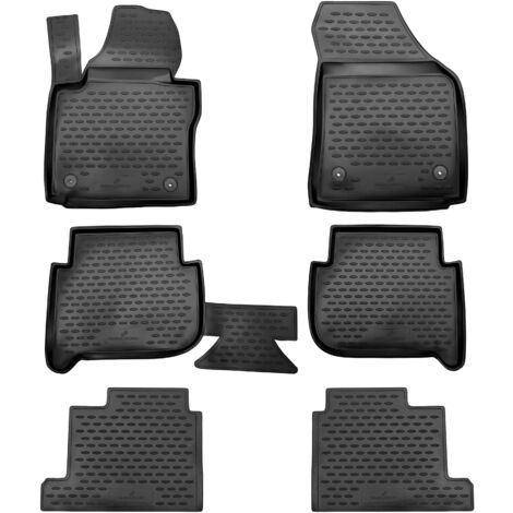 Tapis en caoutchouc XTR pour VW Touran I, II, 7 places, 2003 - 2015 (1/5)