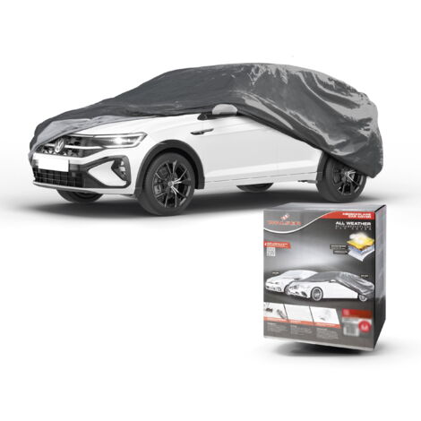 Bâche voiture All Weather Basic, bâche de voiture garage complet SUV taille S gris