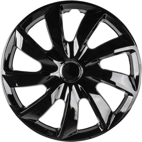 Enjoliveurs SUMEX Illinois 14 Pouces Noir - Pour Jantes Acier, Design Sobre Et Durable, Pack De 4 - 12