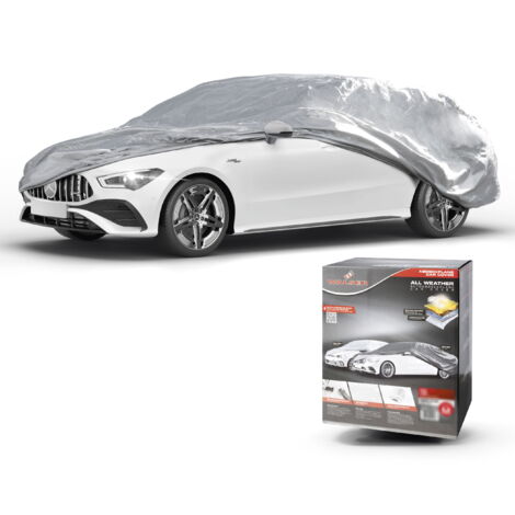Bâche voiture All Weather Basic, bâche de voiture garage complet Combi taille L argent
