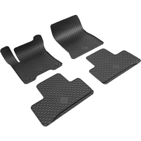 Tapis De Sol Caoutchouc 3D ELMASLINE Pour Mercedes EQA (dès 2021) - Set 4 Pièces - Noir - Neuf