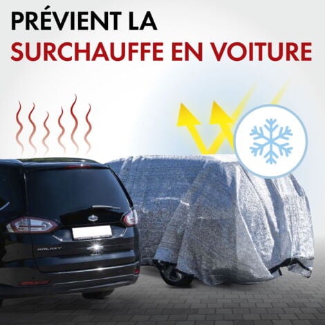Filet de protection solaire Walser Stay Cool argent aluminium 3x4 m