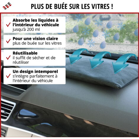Déshumidificateur Pour Voiture 400g - Coussin Réutilisable Anti-buée, Absorbeur D'humidité (2 Pièces) - 10