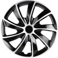 Enjoliveurs Aero Bicolor 14", 4 pièce noir/argent