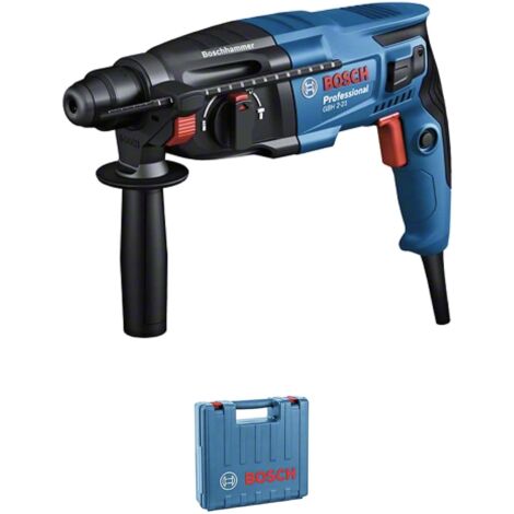 Bosch – Perforateur burineur 720W – Force de frappe 2J – SDS Plus pour béton et maçonnerie – 0-4800 coups/min – Mallette de transport incluse - GBH 2-21