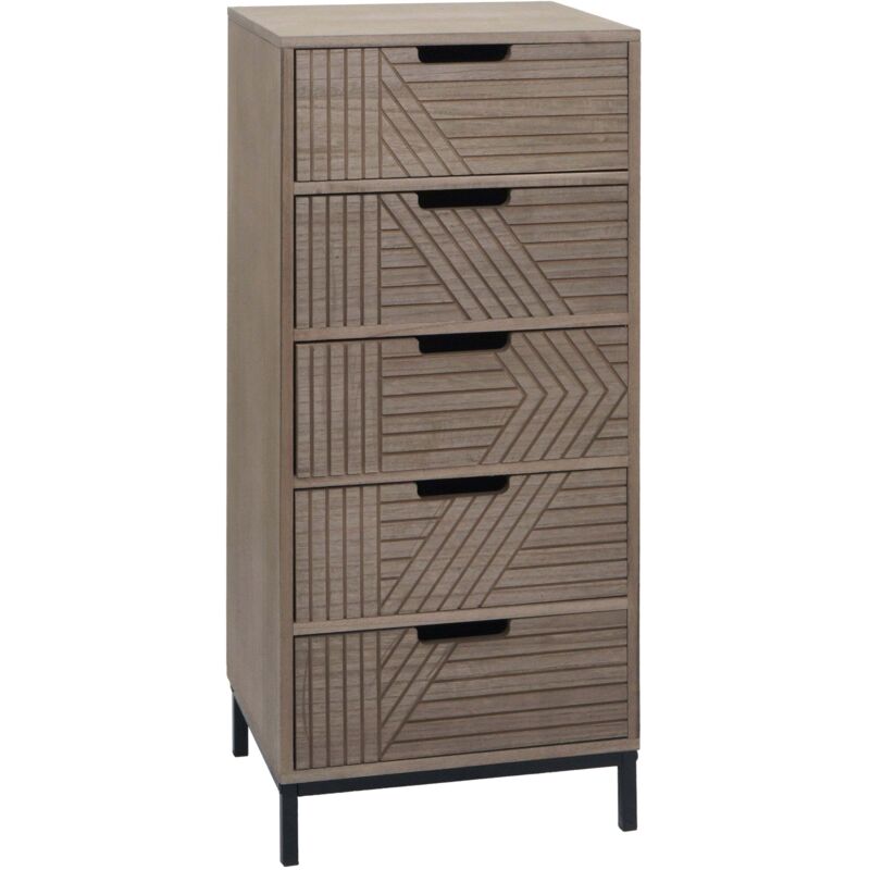 Mendler - Scaffale Cassettiera Shabby Vintage Hwc-d12 Cassetti E Hwc D12 Casset 4052826052462