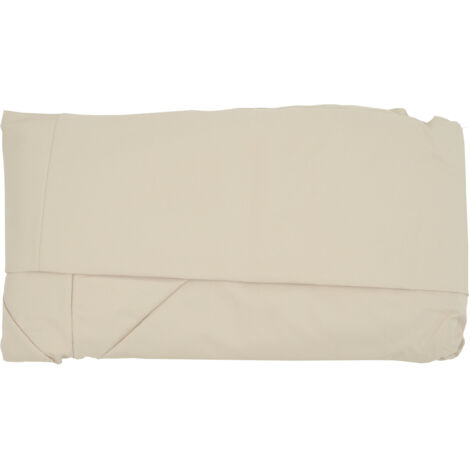 Telo copertura per ombrelloni rotondi decentrati 8 stecche 4m tessuto 220g/m² avorio beige