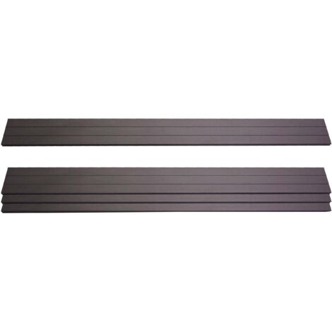 Set 4x listelli per pannelli frangivento fendivista privacy Sarthe WPC 180cm antracite