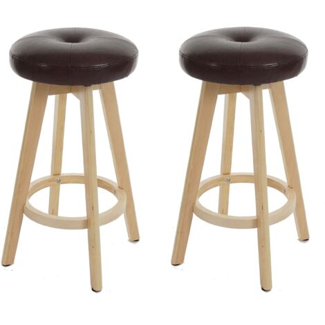 Ball & Cast Sgabelli Da Banco Girevoli In Legno Recuperato E Metallo: Design Vintage Per Isole Cucina E Bar - 5