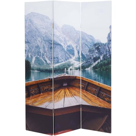 Paravento Divisore Doppia Immagine Separè Decorativo 5