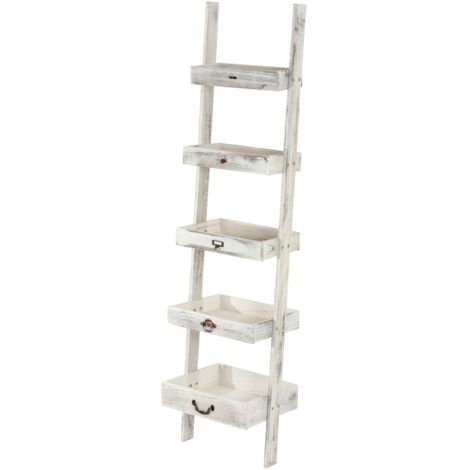 Homezone® Moderni scaffali in legno e corda a 3 ripiani – montaggio a parete rustico, mensole sospese – scaffali decorativi da appendere per cameretta dei bambini, cucina, bagno, camera da letto