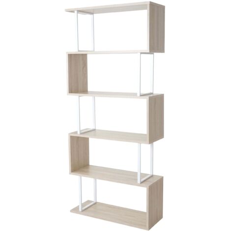 Libreria scaffale multiuso ROVERE con Ripiani 80 X 25 X 192 cm salone studio camera - 301013F | Leroy Merlin