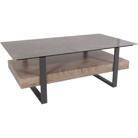 Signature DESIGN BY ASHLEY Frazwa 41.38 In. Brown Round Glass Coffee Table T432 8