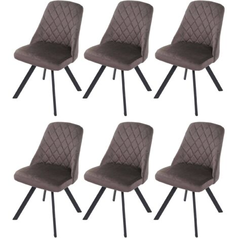 Riveira Set di 6 cucchiai in legno marrone scuro per cucinare, eleganti