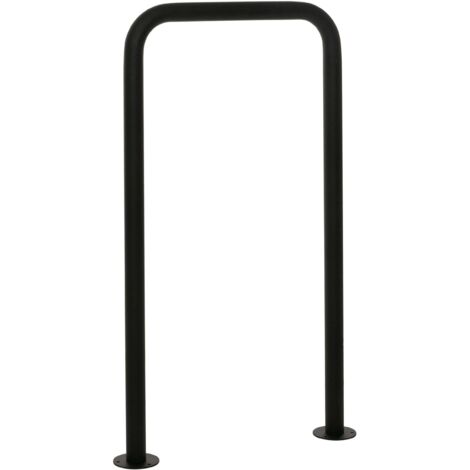 [NON UTILIZZATO] Portabiciclette HHG-846, supporto rastrelliera, staffa, barriera, acciaio verniciato a polvere 120x70x12cm antracite (1/5)