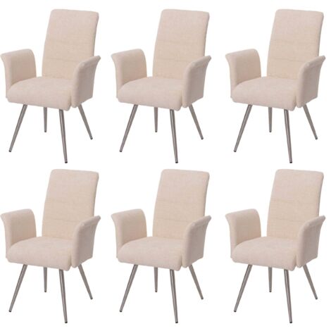 NON UTILIZZATO] Set di sedie da pranzo HHG-219, con braccioli