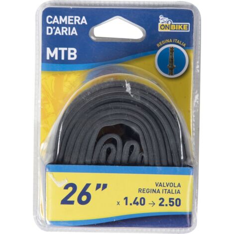 ON BIKE Camera d'Aria Bici 26 x 1.40 2.50 E T R O 47-559 Alta Bambini Regolabile (1/3)
