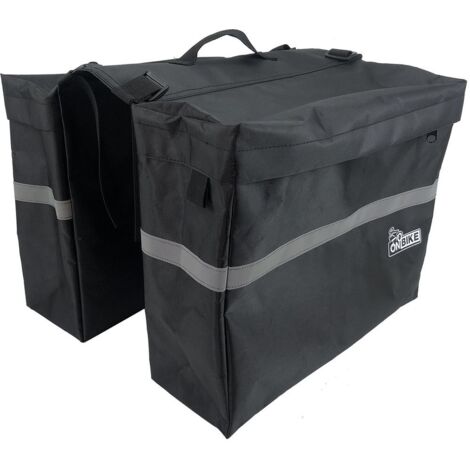 ON BIKE Doppia Borsa Per Portapacchi Posteriore 23 Litri Bici Auto Bambini (1/4)