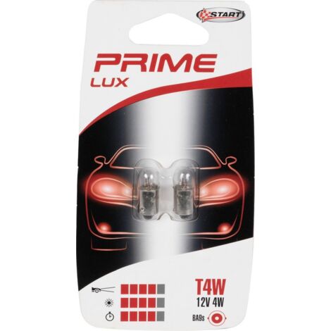 START T4W Coppia di lampadine per luci spia auto 12V 4W BA9s Originale (1/3)
