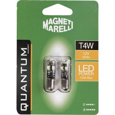 QUANTUM ENERGY Magneti Marelli T4W coppia di lampadine auto LED 8SMD 12V (1/3)