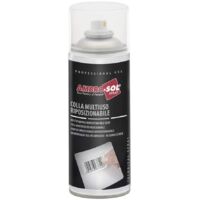 Ambro-Sol I257 Colla Multiuso Riposizionabile, Permette di Incollare, Staccare e Riattaccare i Prodotti senza Alterarli, Bomboletta Spray in Banda Stagnata 100% Riciclabile all'Infinito 400 ml