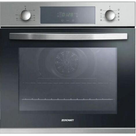 Zerowatt zfp605x/e forno da incasso elettrico ventilato 65 lt classe a+ 8 funzioni inox