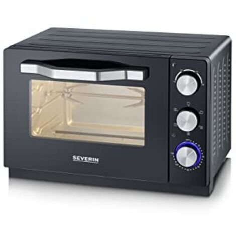 Severin fornetto ventilato per cucinare e tostare colore nero capacità 20 lt to 2071000