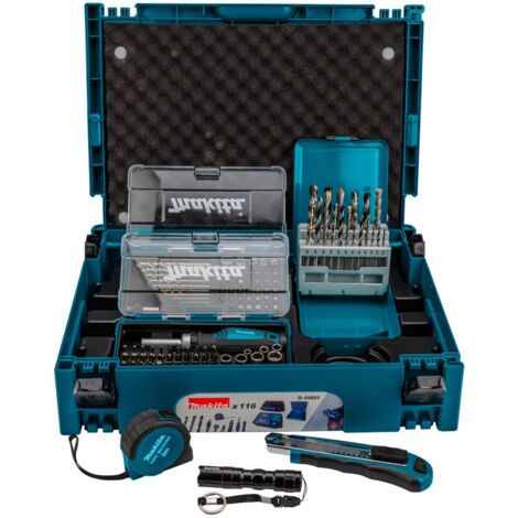 Set di accessori MAKPAC MAKITA B-49884 (116 pezzi)