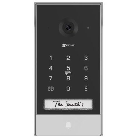 Ezviz EP7 Sistema per Video Citofono Monitor touch 7 Pollici Nero Argento