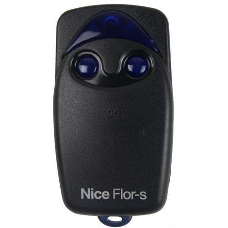 Nice – Télécommande de portail 433.92 MHz – Rolling code – Piles fournies – Compatible avec récepteurs Rolling Code - FLO2R-S