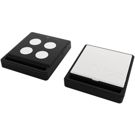 Télécommande NICE HOME ECCO5 pour motorisation – Émetteur mural 4 canaux – Fréquence 433,92 Mhz – Alimentation par 2 piles lithium 3V