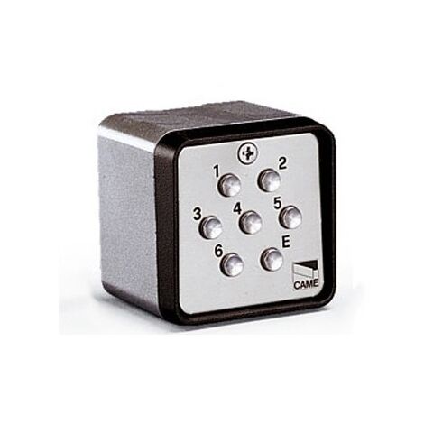 Came – Clavier à code filaire extérieur IP54 – Alimentation 12-24V AC/DC – 1.679.616 combinaisons – Montage en applique sécurisé - s7000