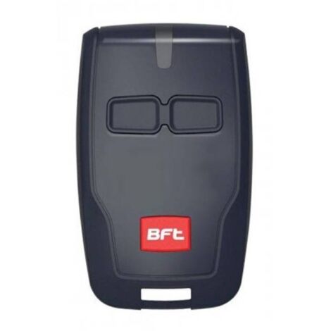 BFT – Télécommande 2 canaux 433,92 MHz – Système à code tournant – Alimentation 12V avec pile incluse – Portée 50-100 m
