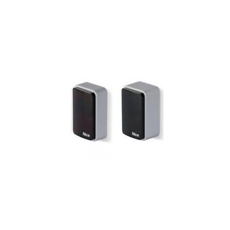 Nice – Paire de photocellules d'extérieur fixes 10° – Portée jusqu'à 15m – Alimentation BlueBUS – Coque ABS résistante – EPMB