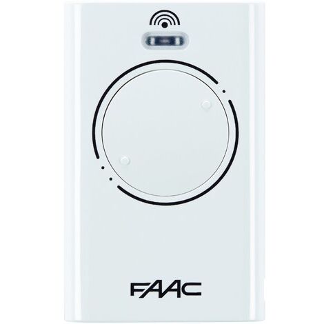 Faac – Télécommande radio 868.35 MHz – Émetteur mural pour motorisations – Alimentation par piles – Programmation auto-apprentissage - 868Mhz