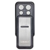 Télécommande 4 canaux 868 MHz – Portée jusqu'à 140 m – Compatible avec récepteurs SOMMER – Émetteur mural pour motorisations
