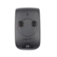 Somfy – Télécommande pour motorisations – Émetteur mural 2 canaux – Fréquence 433.42 MHz – Programmation auto-apprentissage