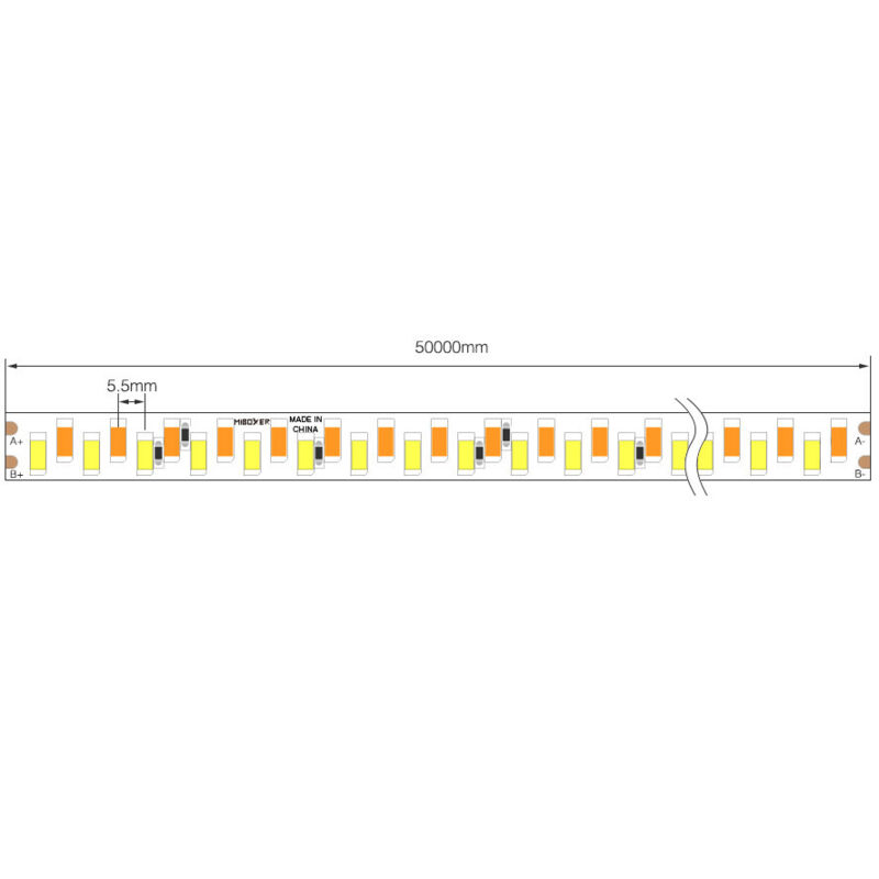 Pcning 5730 Tira LED Para Exterior 3M Con Enchufe Directa 220V Sin