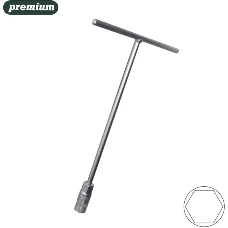 Llave en T 31cm - 6mm cr v.satén ltm06