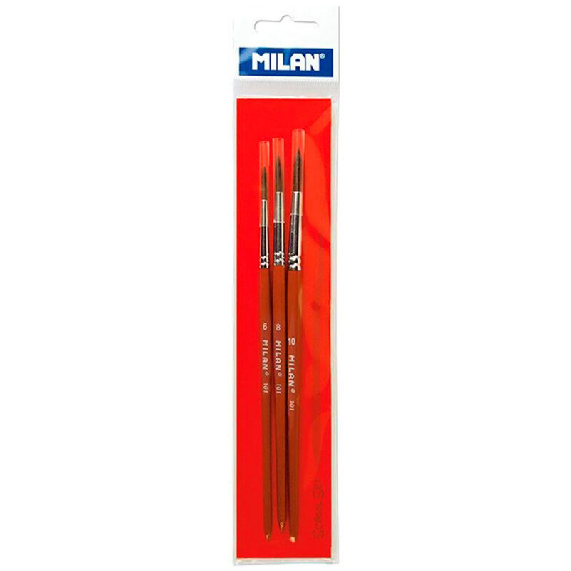 Pack 12 Pinceles Escolar Serie 101 nº 5 Milan Pack 12 Pinceles Escolar Serie 101 nº 5 Milan