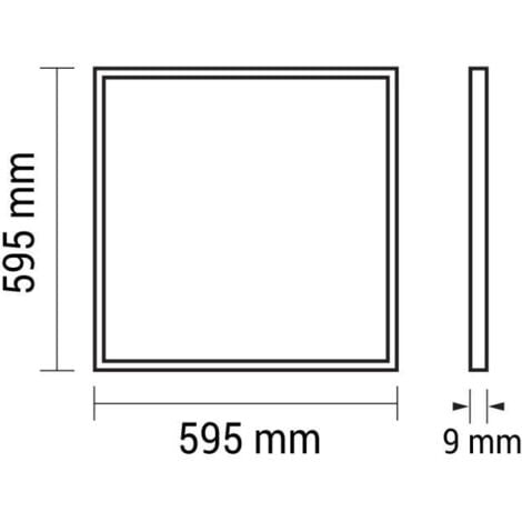Panel LED 3D Sky Panel 45W 60x60cm - Blanco Día 6000K 3200lm  1