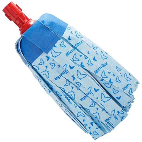 Serpillère VILEDA laminée à ancrage universel - bleue