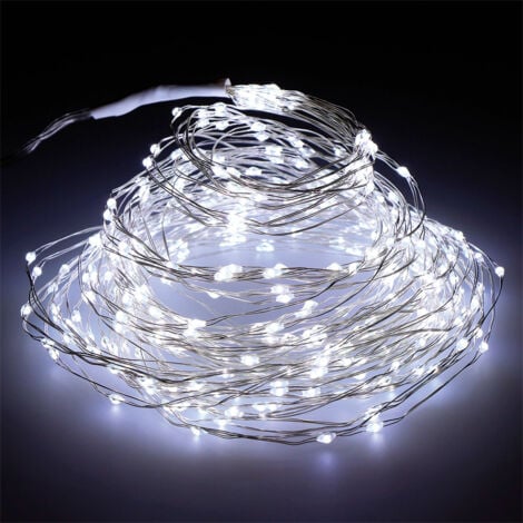 Micro led luz para exterior. luz blanca fría, para árboles de 180cm 6.8m (longitud)