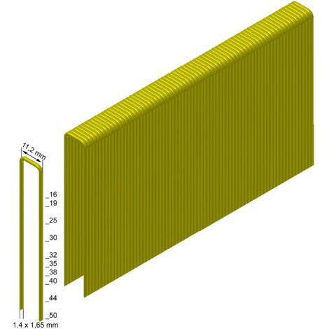 Graffette Jumbo Dorate - 100 Pezzi, 5.5cm, Scatola Richiudibile - Foto 13
