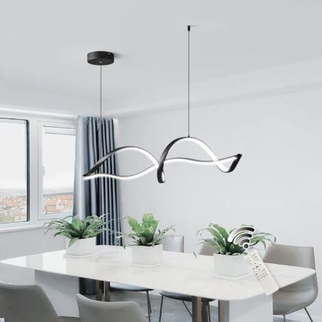 BNHHLZ Modern LED Pendant Light with Irregular Ring Lights 6000K 並行輸入品