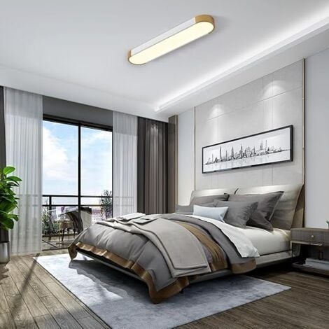 LED Modern Ceiling Light Dimmable Ceiling Lamp with Remote Control Semi Flush Mount Liner 27.5in Ceiling Light Chandelier Ceiling Light for Kitchen Dining Room Living Room