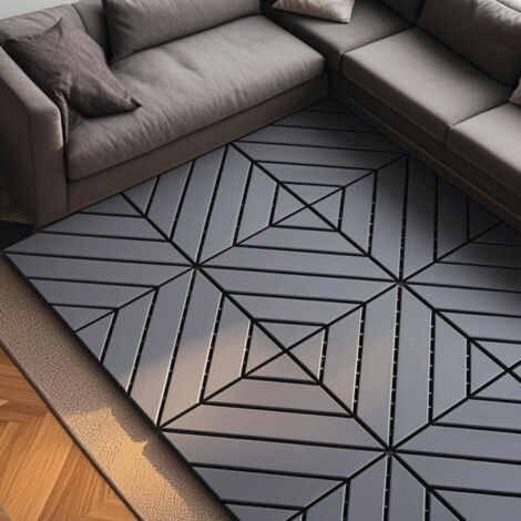44 Pack Interlocking Deck Tiles, Easy Installation, Weatherproof Low Maintenance Plastic Tiles For Porch, Poolside, Balcony, Backyard, And Indoor Use
