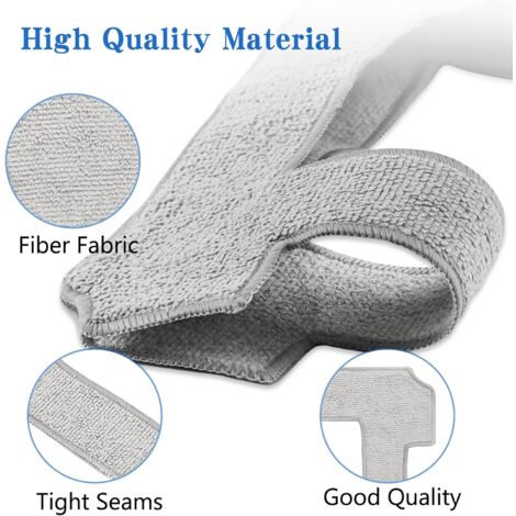 MeYuxg 6 Tampons De Nettoyage Adaptés Ecovacs Winbot W1/ W1 Pro/ W2 / W2 Pro Robot Lave Vitre, Chiffons De Nettoyage Lavables Et Interchangeables, Pour Ecovacs Winbot, Pour Nettoyage Vitre